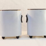 Pair of porcelain bird vase from Limoges william guerin