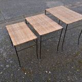 Nesting tables. vintage.