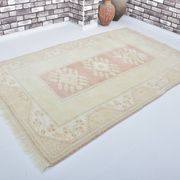 Tapis vintage neutre noué à la main sku 3591