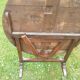 Old winegrower's table solid oak waxed and morning in the old