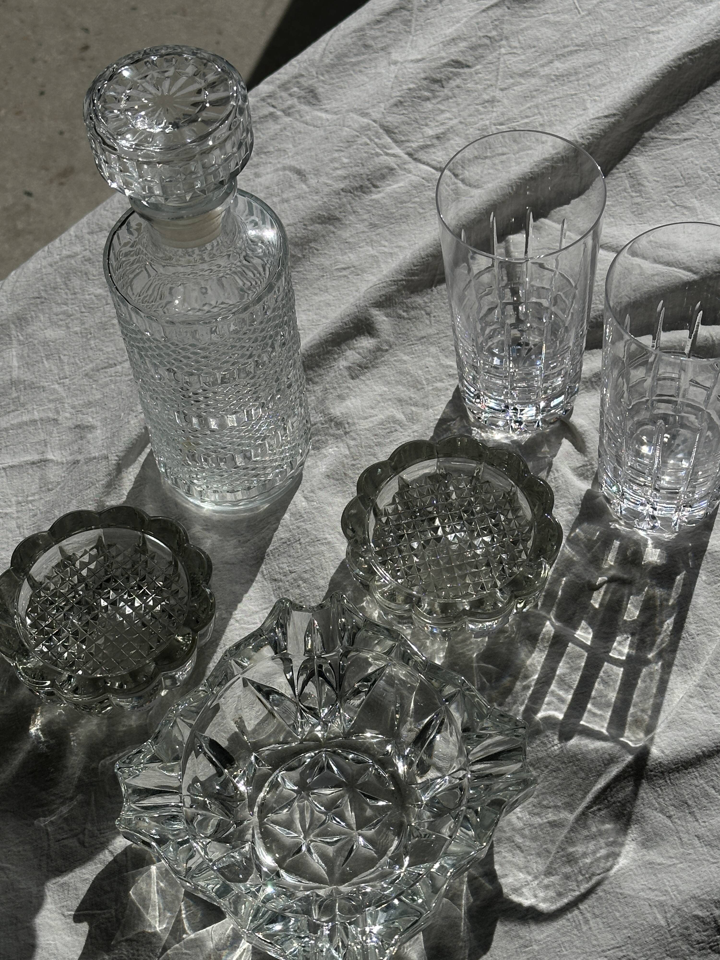 Large square ashtray large diamond tips