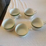 Set of 5 cups with bowls