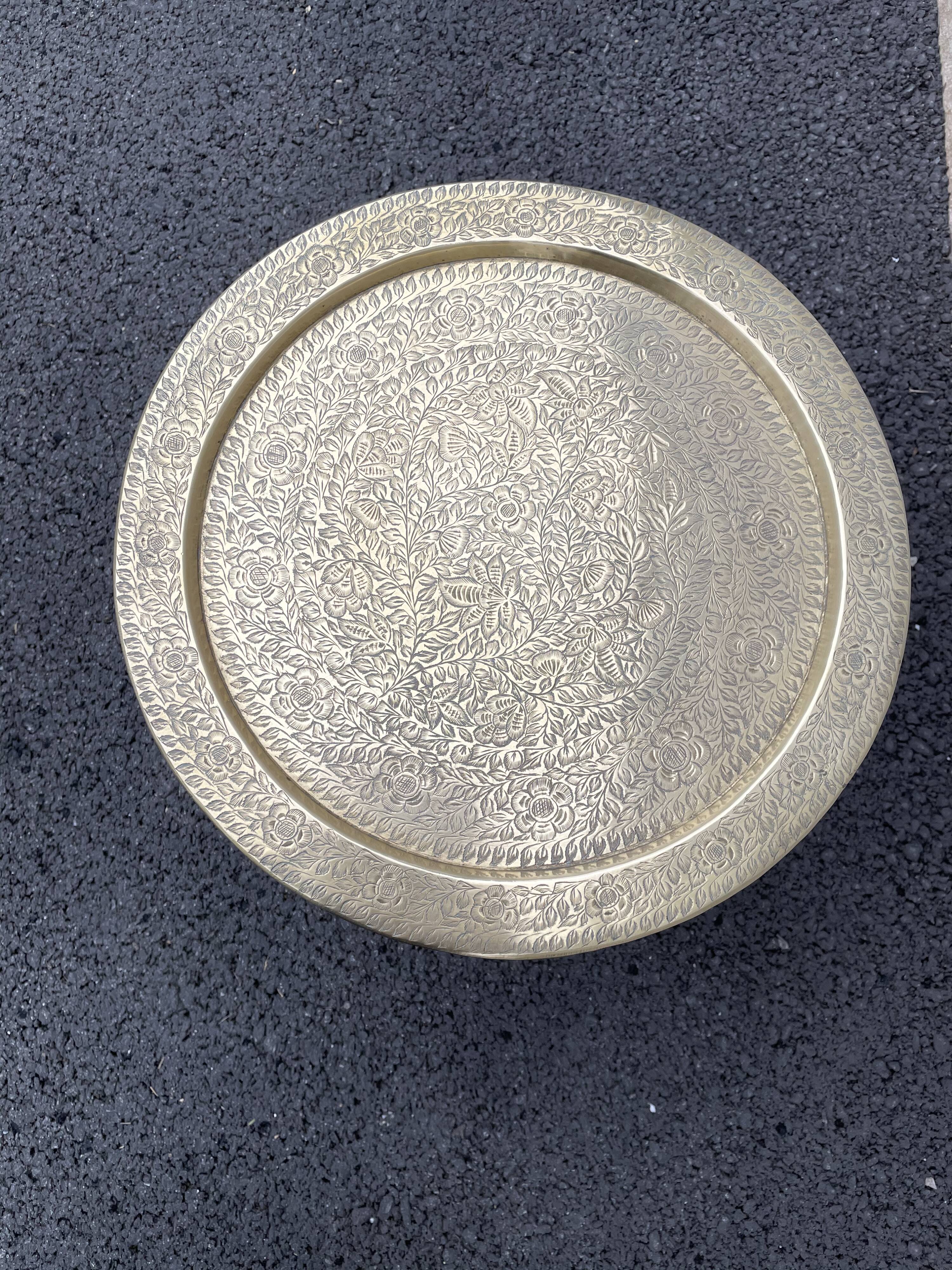 Moroccan tea table h35 x d38