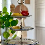 Pornic earthenware display stand.