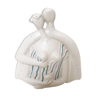 Little couple , ceramiche chiminazzo, 1970