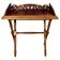 Table pliante sculptée ornée de style victorien, années 1920