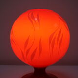 Table lampOsvetlovaci sklo Valasske Mezirici,1970