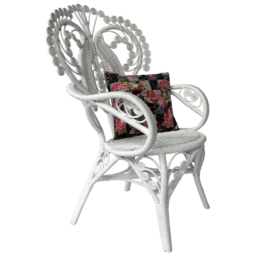 Vintage rattan dining chair