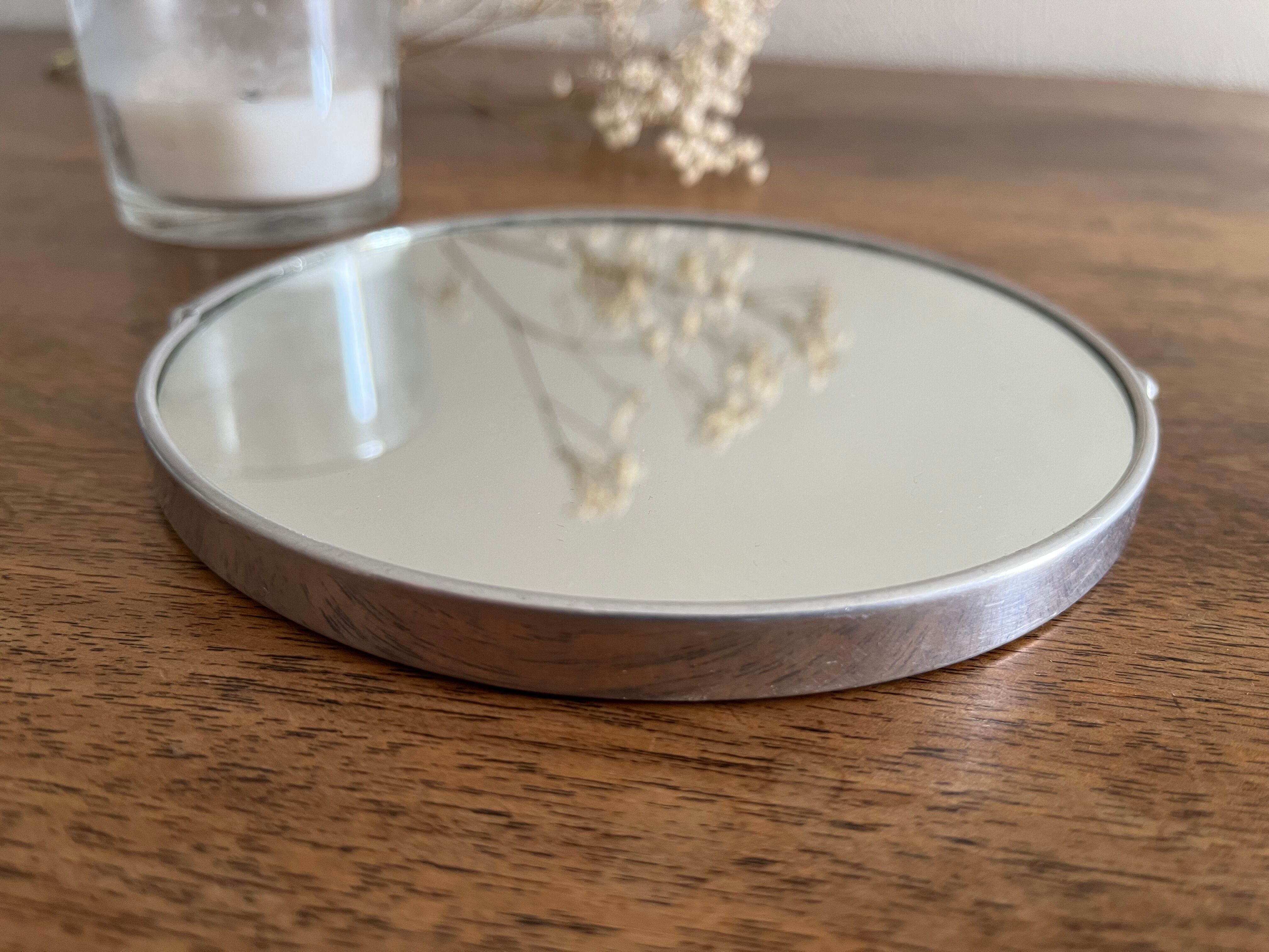Round barber mirror 14.5 cm
