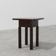 Art Deco square Oak Side Table, France, circa 1920