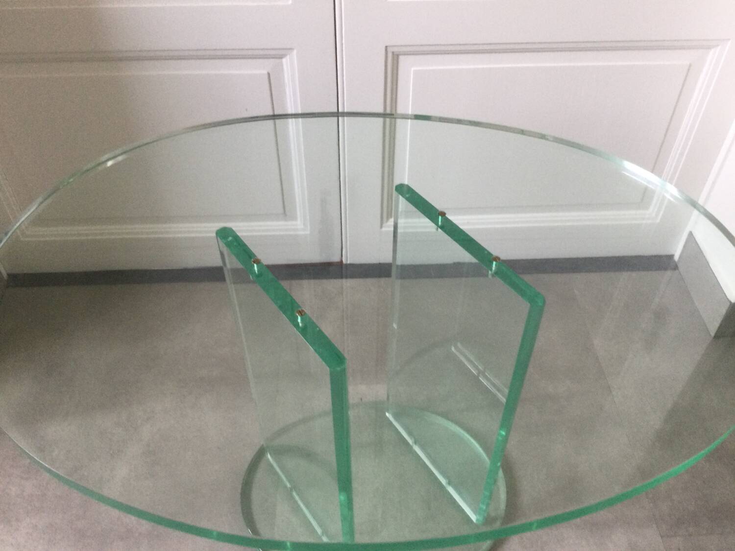 Vintage plexiglass coffee table