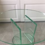 Table basse plexiglass vintage