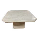 Vintage travertine coffee table in the 70s