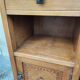 Set of 2 marble wood bedside tables