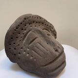Primitive art head sculpture