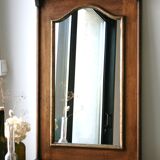 Wall trumeau mirror with shelf