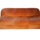 Set Vintage Anni '70: Divano 3 Posti + Poltrona in Velluto Arancione