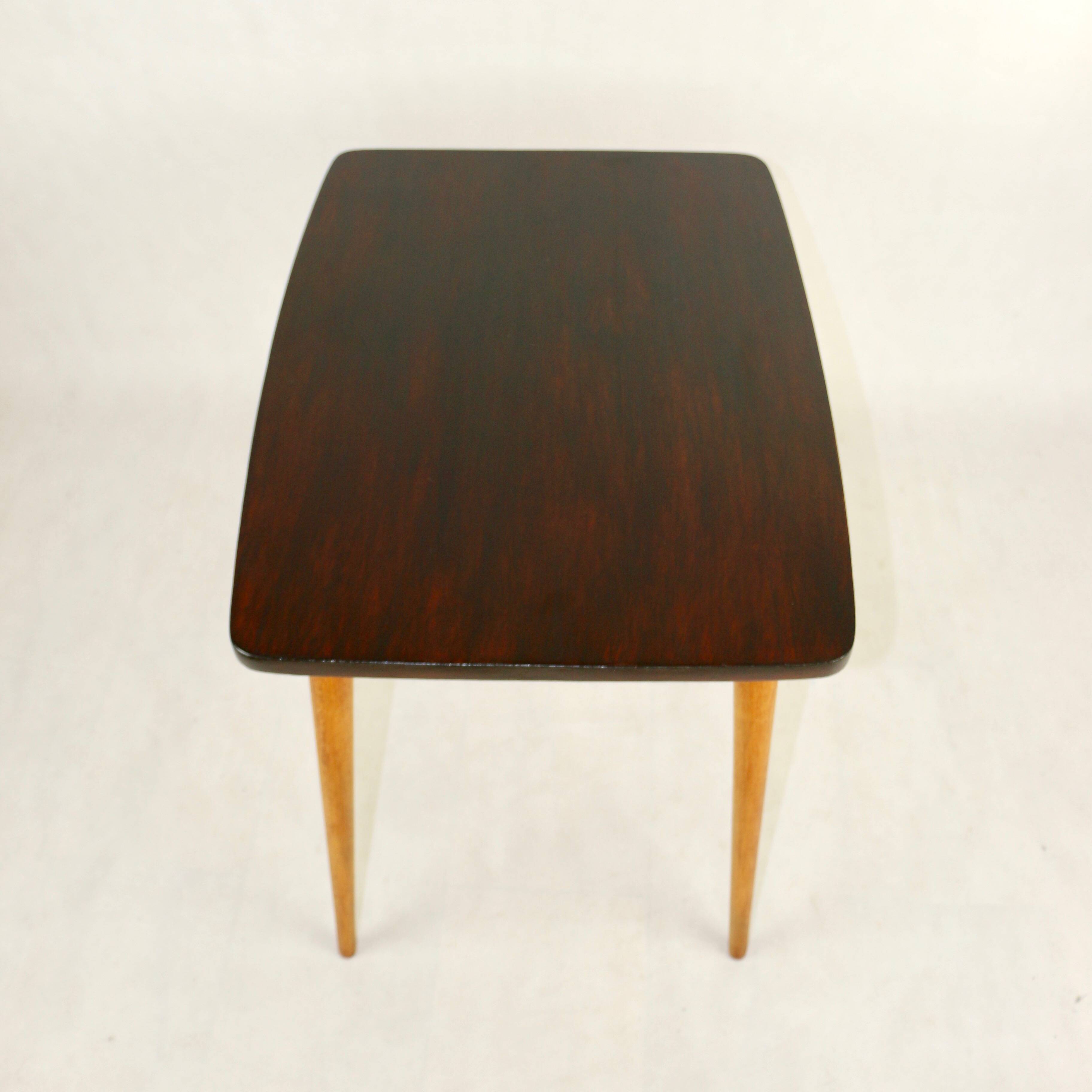 Polish coffee table console from the 70s small