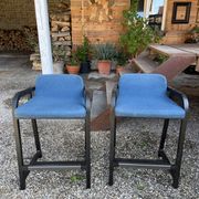 Chaises de bar en chêne