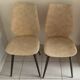 Lot de deux chaises années 60/70
