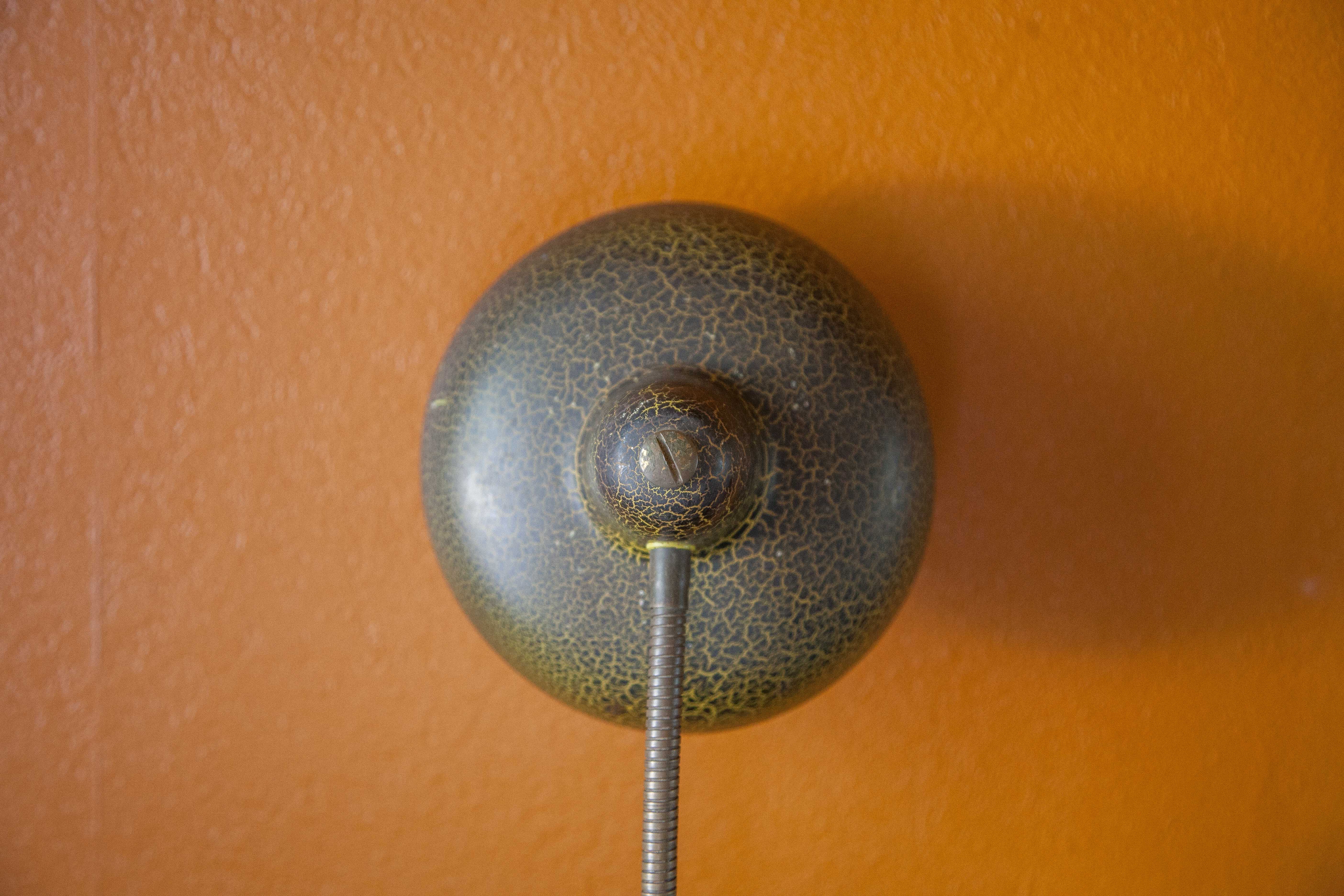 Vintage lamp, table lamp, desk lamp, bedside lamp, articulated lamp, metal cracked effect