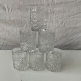 Selency x Monoprix Croisé Laroche whisky glasses