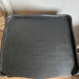 Pair of bedside tables style Louis XV black