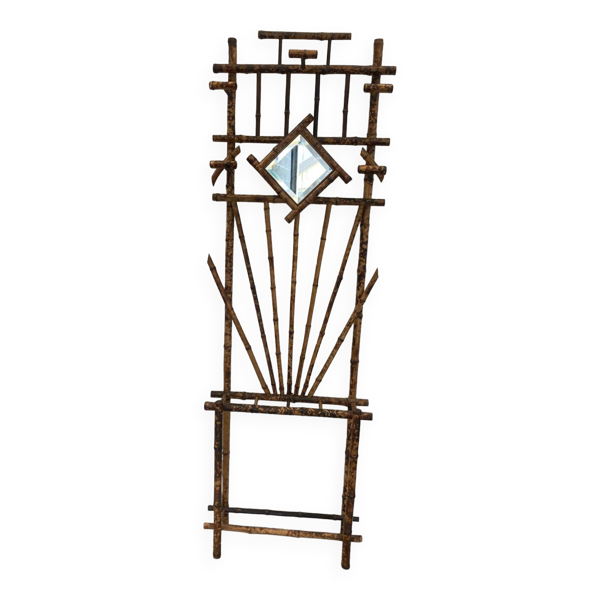 Ancien porte-manteau en bambou