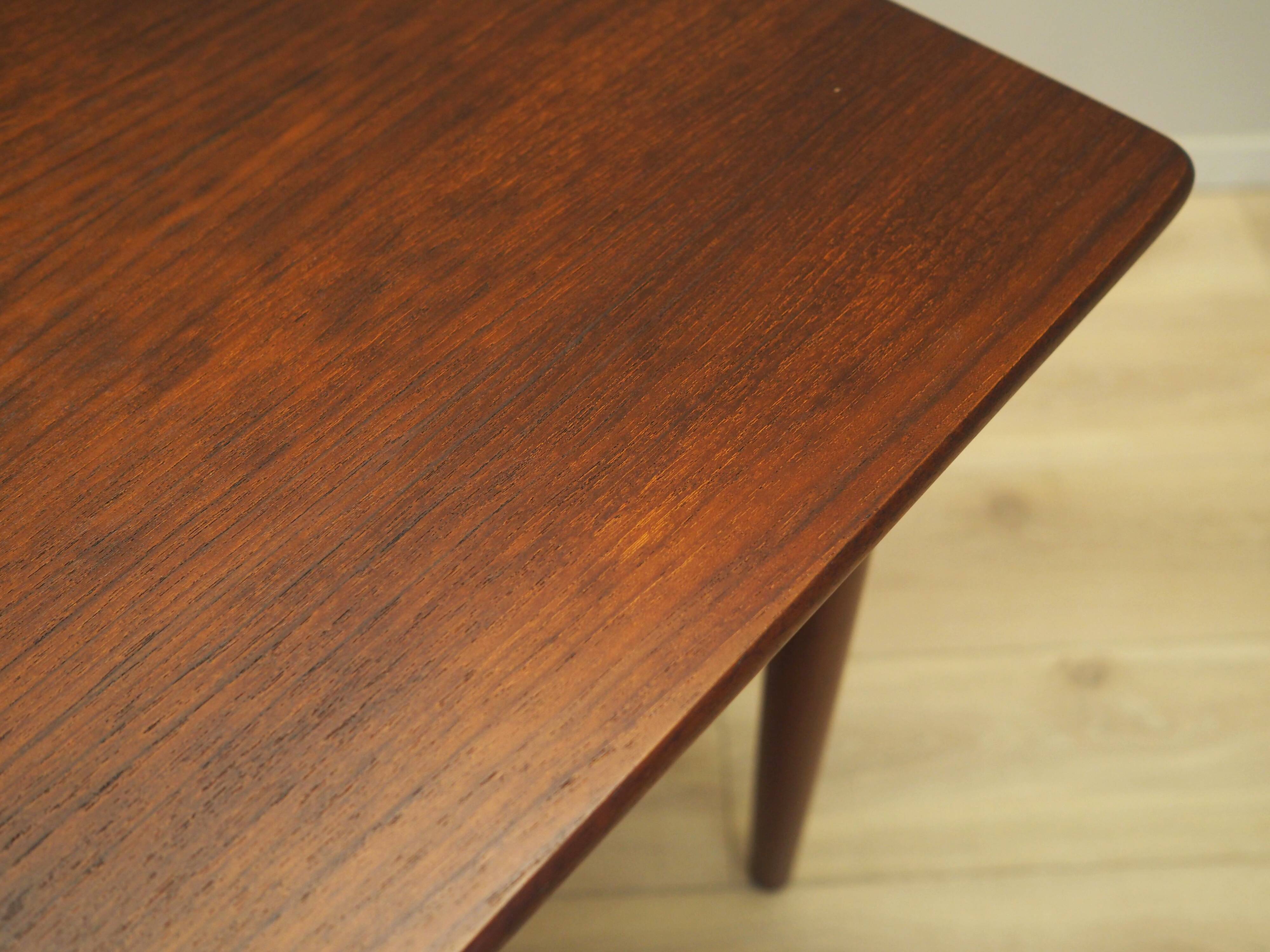 Teak table, Danish design, 1970s, production: Denmark