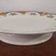 Old round dish on shower stand in art deco earthenware from the 1930s