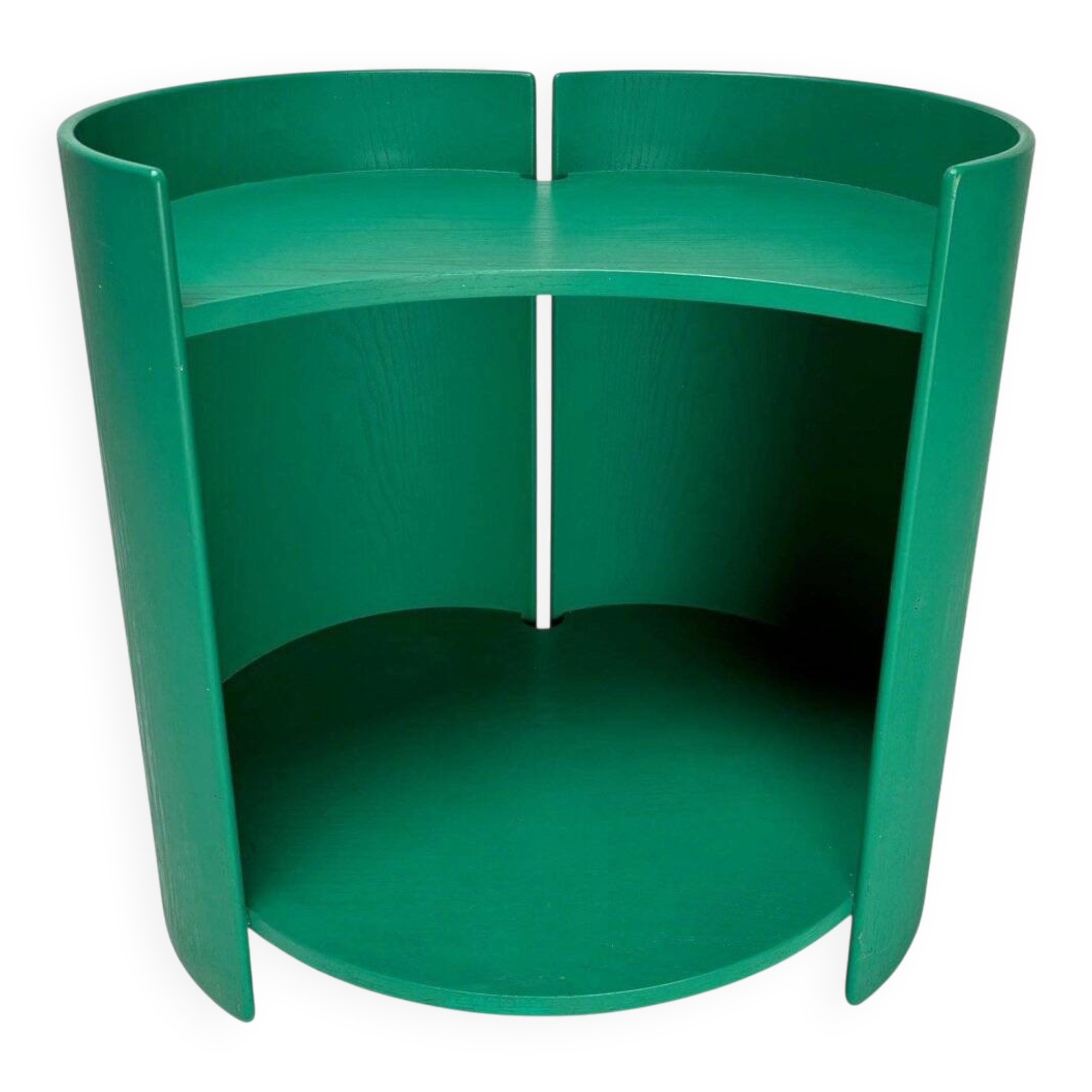 Green Gea Bedside Table attributed to Takahama for Gavina, Italy, 1961