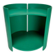 Green Gea Bedside Table attributed to Takahama for Gavina, Italy, 1961