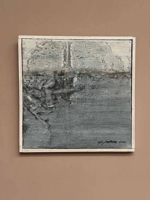Huile sur toile originale suédoise – “Vinter Vision II” par Gunnar Jonsson