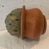 Vase soliflore en gré emmaillé XX siècle