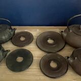 Set of 4 Japanese teapots