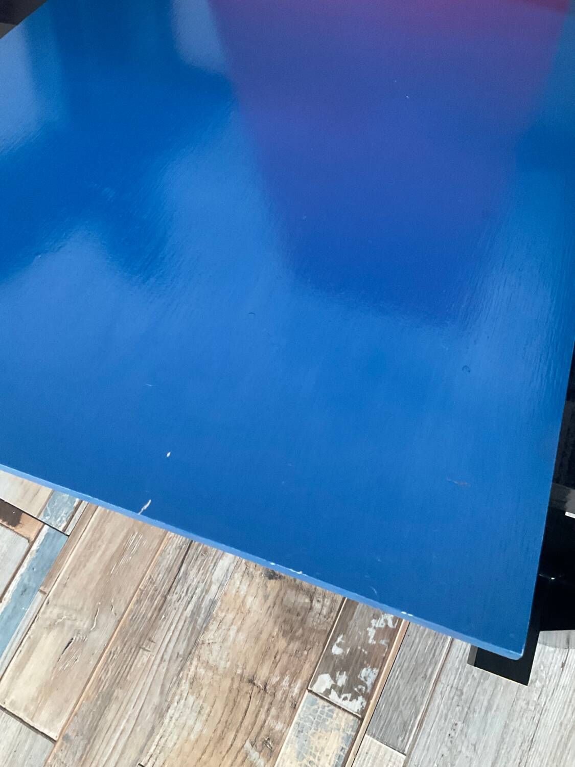 “Red and blue” lounge chair in the style of Gerrit Rietveld