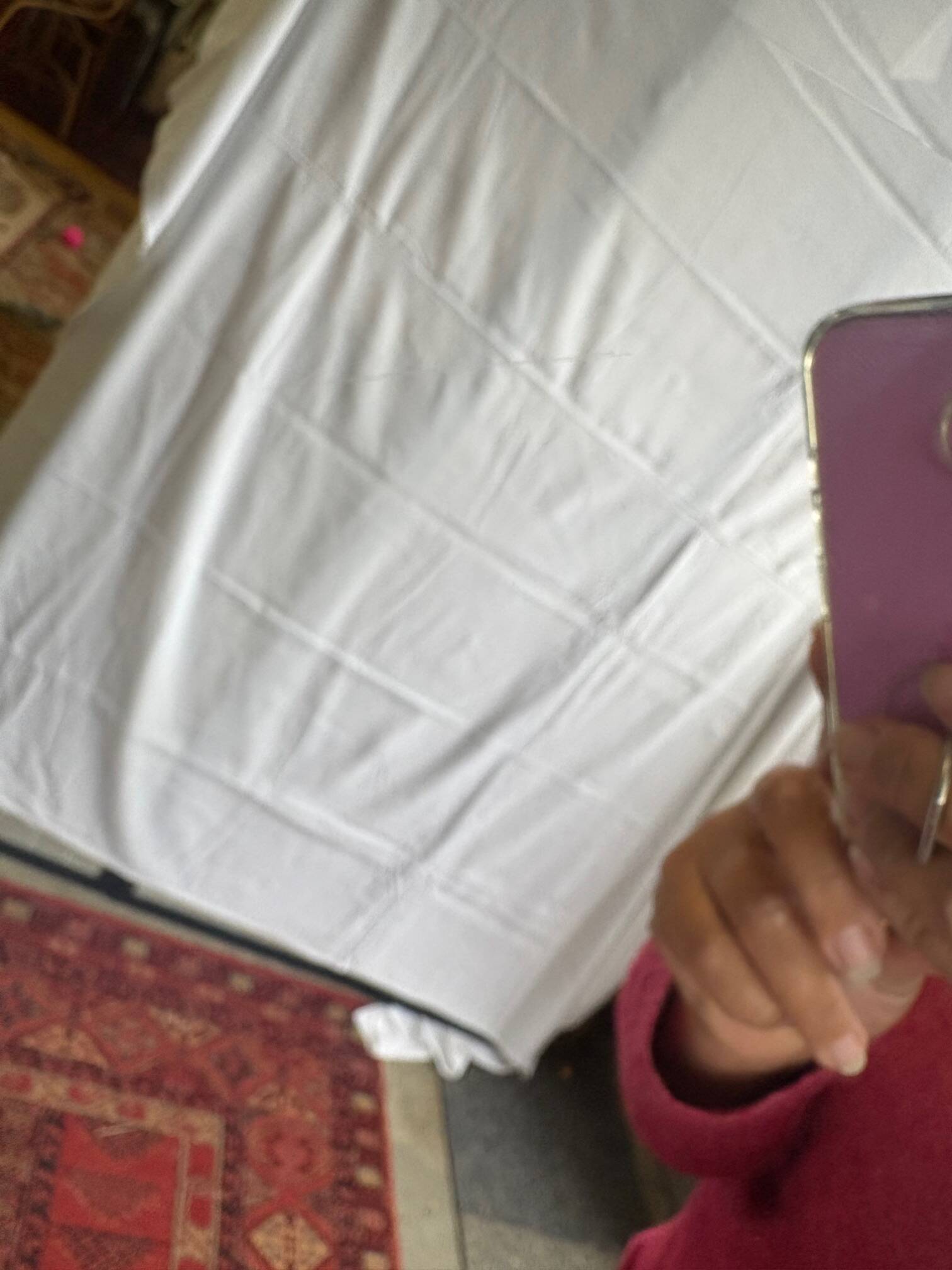 Large gilt mirror with beveled glass - Louis Philippe style