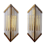 Pair of Venini sconces, Italy, 1980
