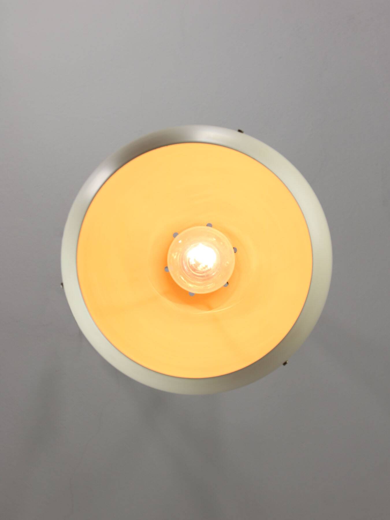 Space-age Italian Chrome Pendant Lamp