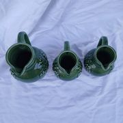 3 antique wine jugs
