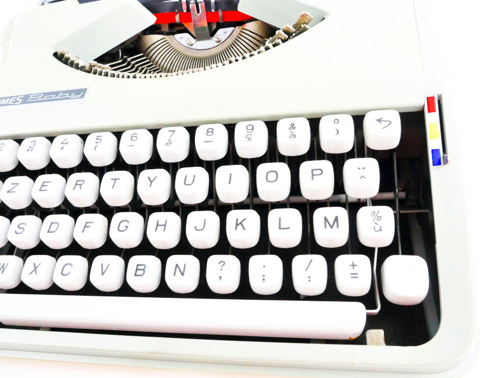 Grey Sage baby hermes typewriter