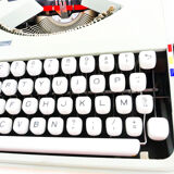 Grey Sage baby hermes typewriter