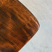 Pair of brutalist elm chairs