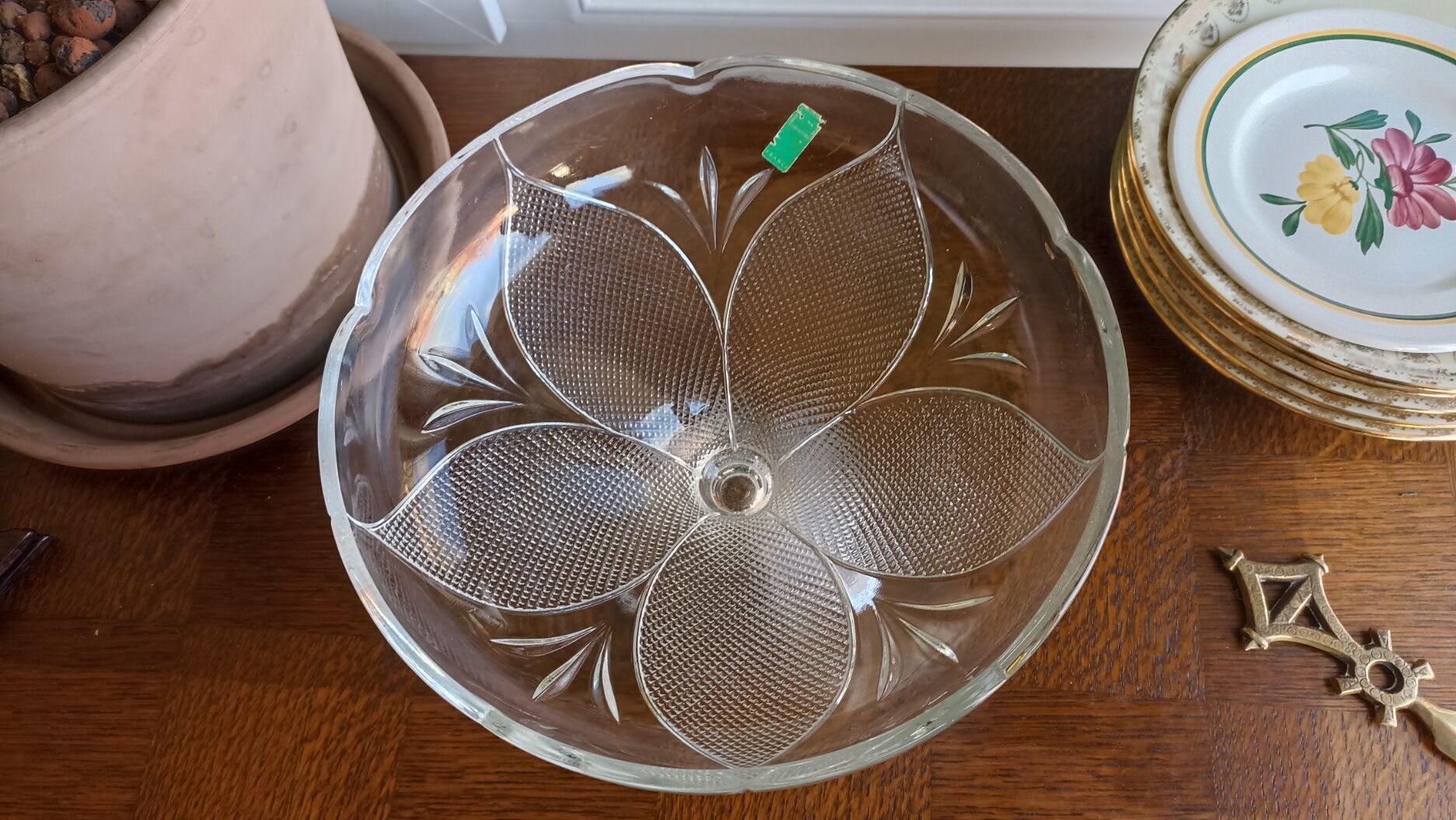 Crescendo glass stand cup from the 70s