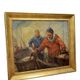 Pierre verbeke : tableau vers 1930 huile sur toile grand format