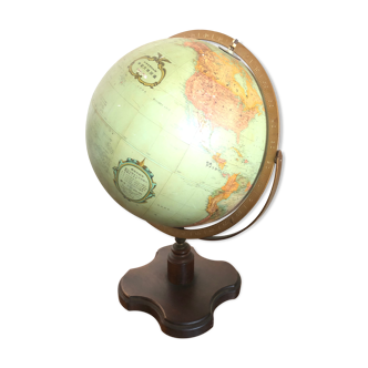 Globe terrestre japonais 1970