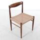 Set of 4 Scandinavian chairs in Rio rosewood by HW Klein