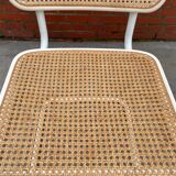 Cesca Chair model with armrest in white