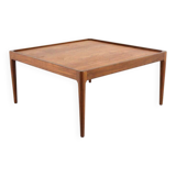 Square coffee table with reversible top 'Hilleberg' - mid century modern