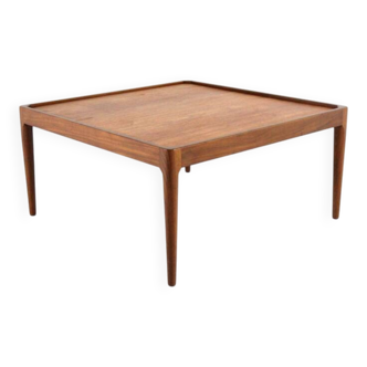 Square coffee table with reversible top 'Hilleberg' - mid century modern